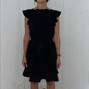 Loft black party dress size 0.